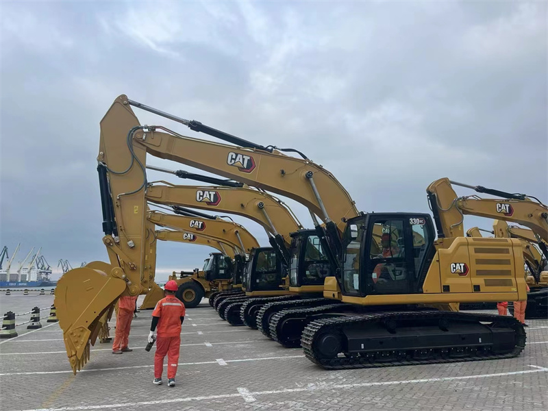 Excavators Awaiting Shipment